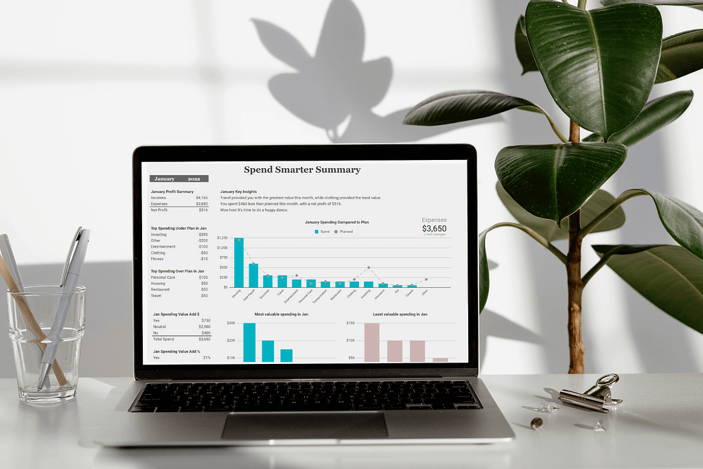 Spend Smarter Spreadsheet google sheets budget template. download now.