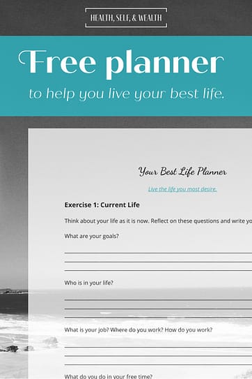Best life planner preview
