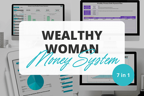 Wealthy Woman Money System Health Self and Wealth