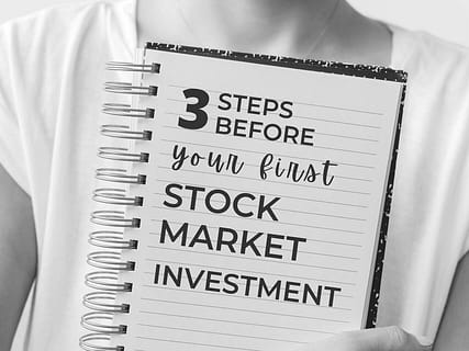 3 steps to take before your first stock market investment at health self and wealth.